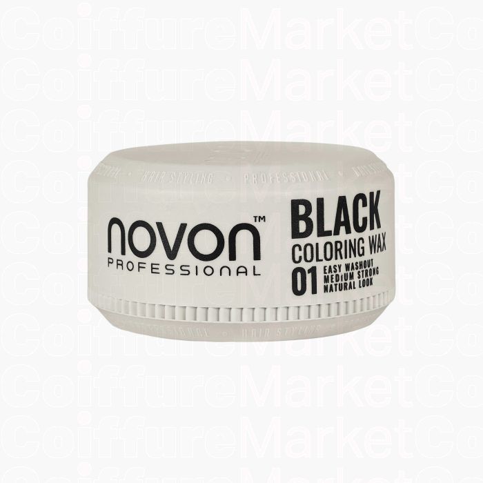 Novon Professional Cire Colorante Noire 100ml - Coiffage et Coloration Temporaire