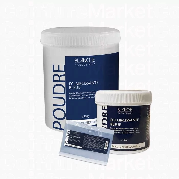 Poudre décolorante bleue Blanche Cosmétique