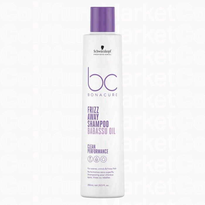 Schwarzkopf BC Frizz Away Shampooing Anti-Frizz 250ml - Contrôle 72h