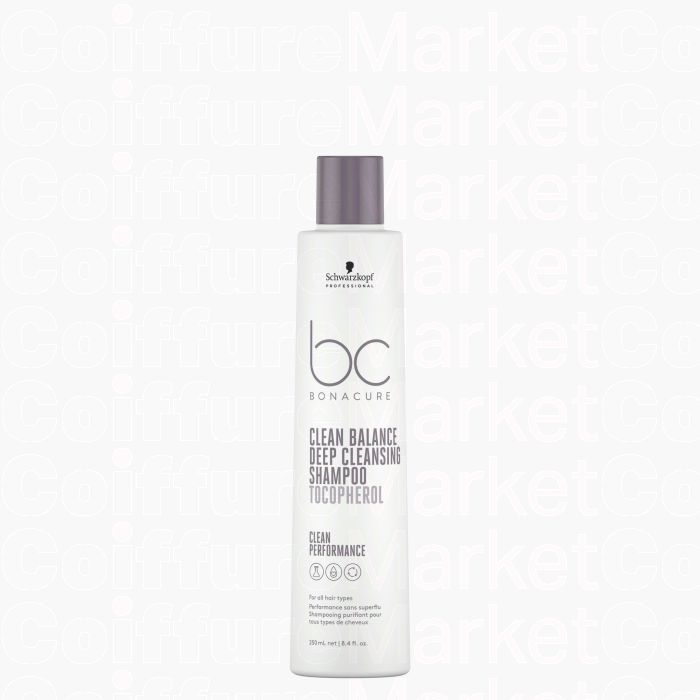 Schwarzkopf Professional BC Clean Balance Shampooing Purifiant Profond 250ml