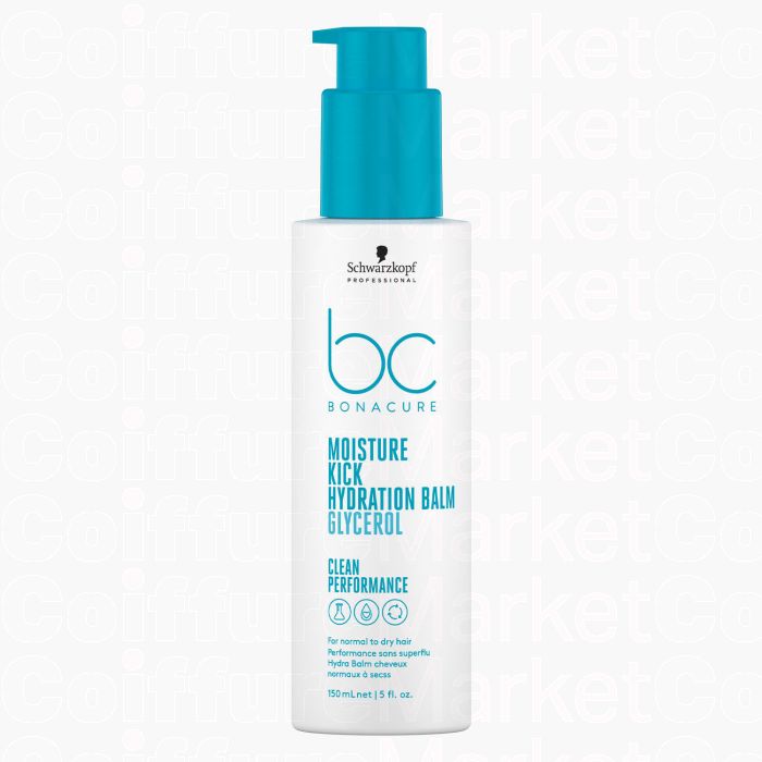 Schwarzkopf Professional BC Moisture Kick Hydration Balm 150ml - Soin Hydratant Sans Rinçage
