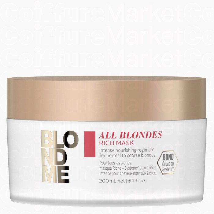 Schwarzkopf Professional BlondMe All Blondes Rich Mask 200ml - Masque Nourrissant Intensif