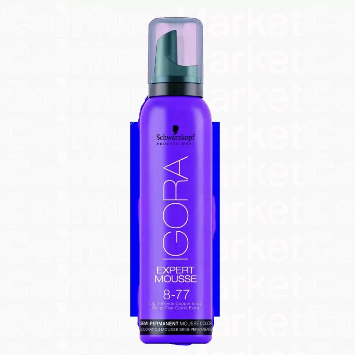Schwarzkopf Professional Igora Expert Mousse 8.77 Blond Clair Cuivré Extra 100ml