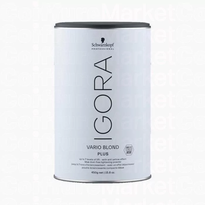 Schwarzkopf Professional Igora Vario Blond Light Plus Poudre Décolorante 450g
