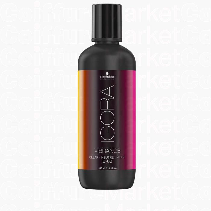 Schwarzkopf Professional Igora Vibrance 0-00 Shine Gloss Clear 500ml - Coloration Demi-Permanente Sans Ammoniac