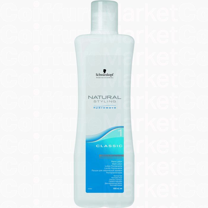 Schwarzkopf Professional Natural Styling Classic Lotion 1 - Permanente Hydratante 1000ml