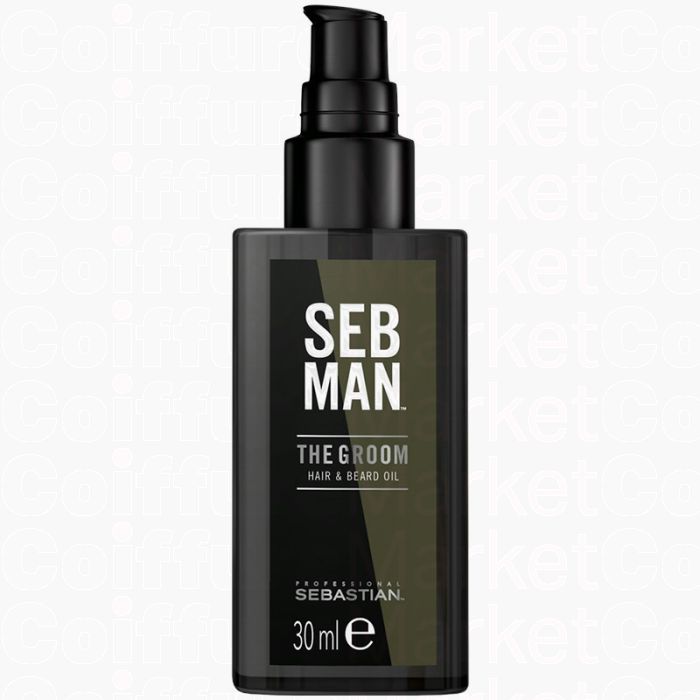 Sebastian Man The Groom Oil - Huile de Soin Cheveux & Barbe 30ml