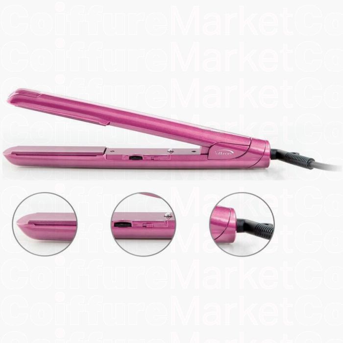 Ultron MACH 2 PROLINE Lisseur Professionnel Rose - Céramique Tourmaline