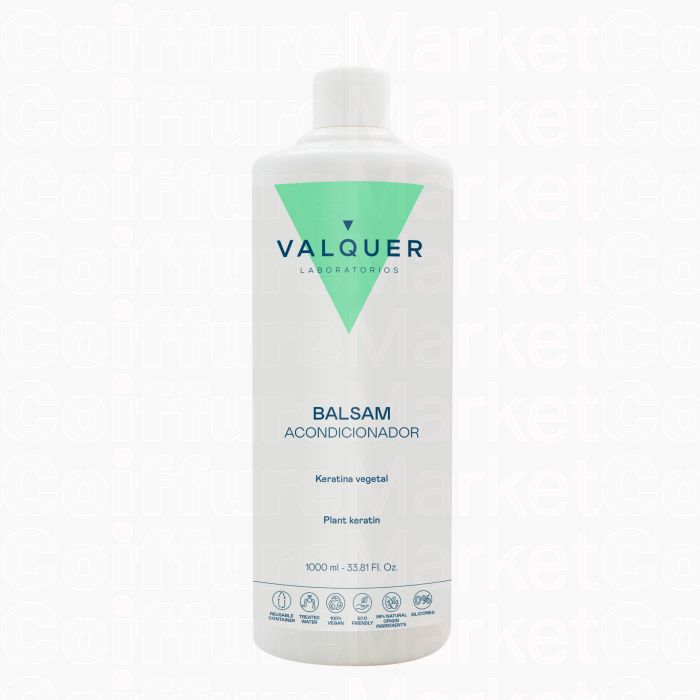 Valquer Balsam Conditioner 1000ml - Soin Hydratant Démêlant pour Tous Types de Cheveux