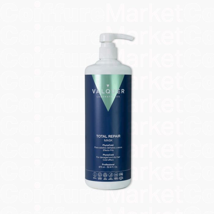 Valquer Ice Hair Mask Total Repair 1000ml - Masque Réparateur Intense Macadamia & Cranberry