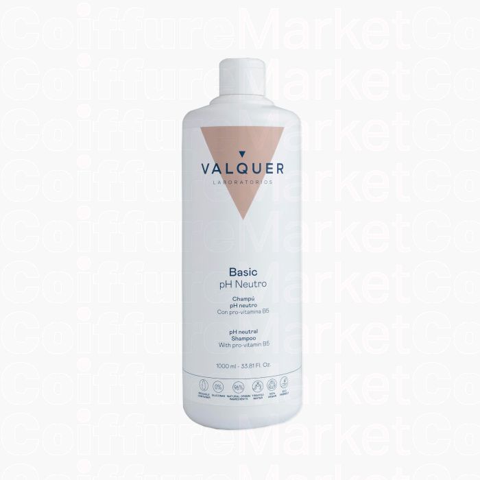 Valquer Shampooing pH NEUTRE Pro-Vitamine B5 - Format Professionnel 1000ml