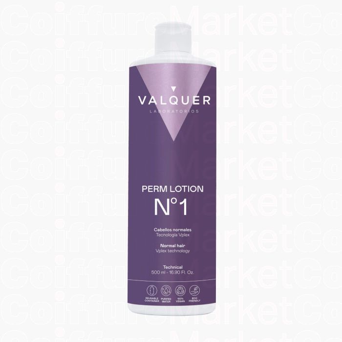 Valquer Wave Permanent Liquid Nº 1 Cheveux Normaux 500 ml - Permanente Professionnelle