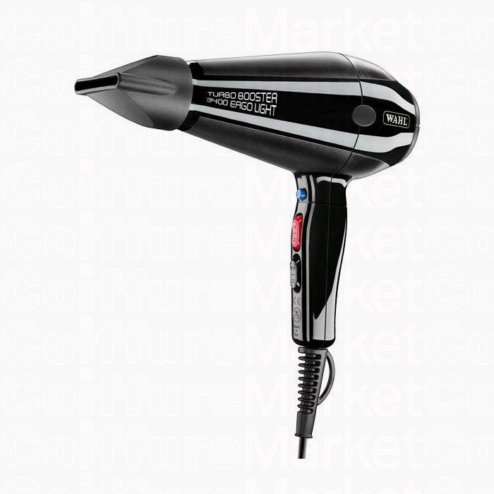 Wahl Turbo Booster 3400 - Sèche-Cheveux Professionnel 2400W avec Technologie Tourmaline