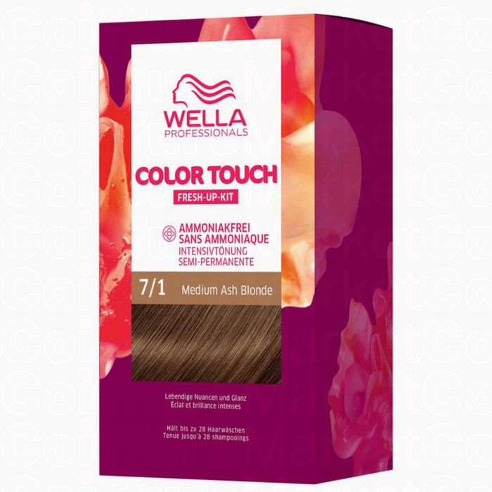Wella Professionals Color Touch Fresh-Up Kit 7/1 Blond Cendré Moyen 130ml