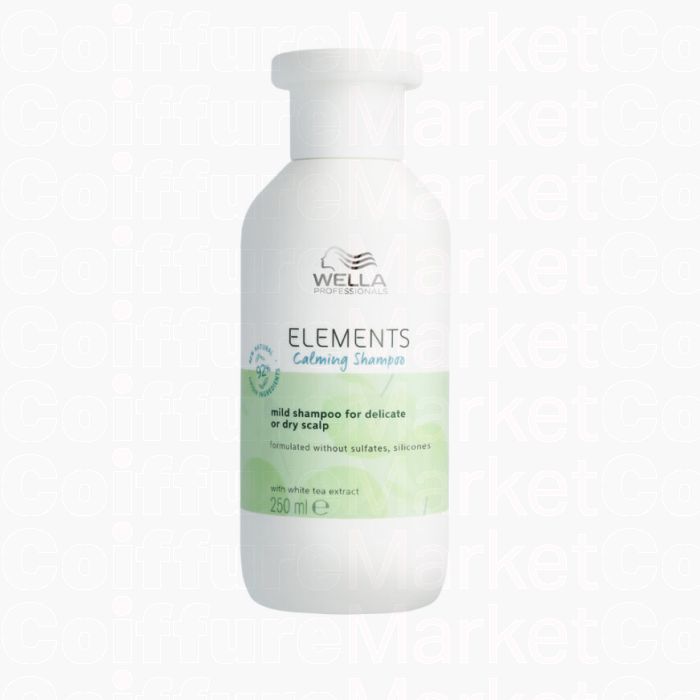Wella Professionals Elements Calming Shampoo 250ml - Apaisant Cuir Chevelu Sensible