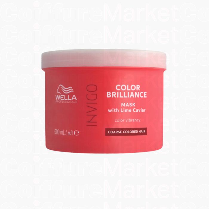 Wella Professionals Invigo Color Brilliance Masque Cheveux Épais 500ml