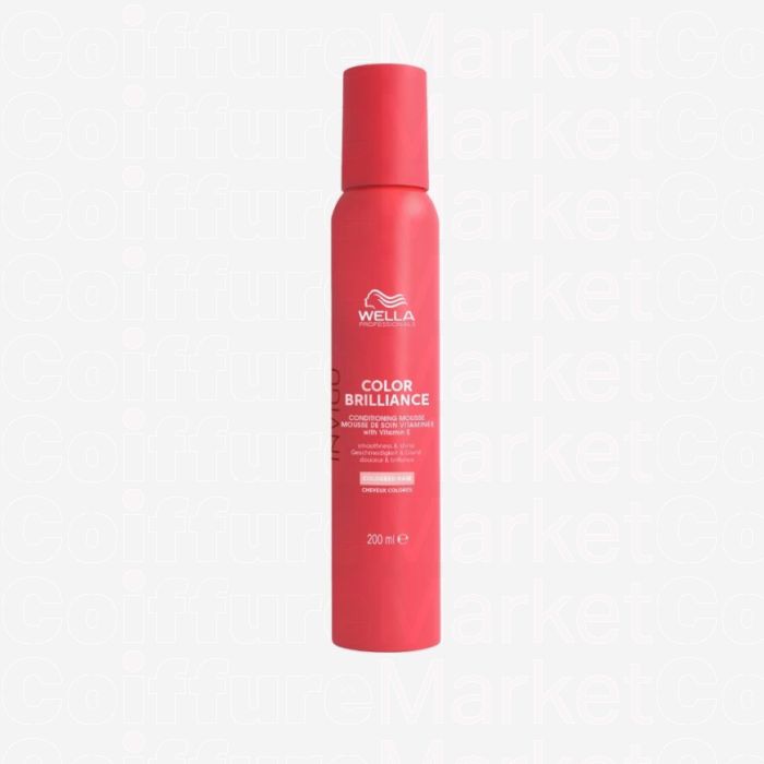 Wella Professionals Invigo Color Brilliance Mousse Conditionnante Vitaminée (Sans Rinçage) 200ml
