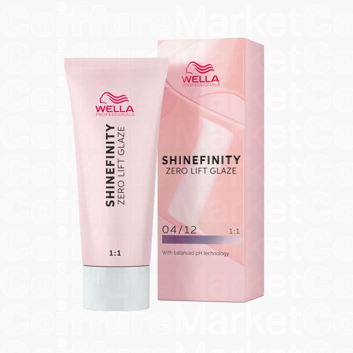 Wella Professionals SHINEFINITY 04/12 Cool Chia 60ml - Coloration Gel-Crème Sans Ammoniaque