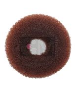 Efalock Anneau à Chignon 9 cm Marron - Boudin Professionnel pour Coiffure