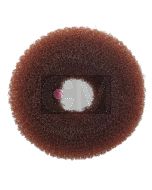 Efalock Anneau Chignon Extra Haut 10cm Brun - Coussin Volume Professionnel