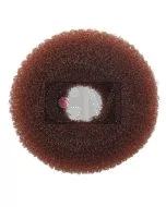 Efalock Anneau Chignon Extra Haut 10cm Brun - Coussin Volume Professionnel