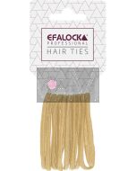 Efalock Élastiques Épais Blonds - Tenue Forte pour Cheveux Épais (10 pièces)
