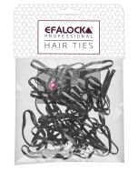 Efalock Élastiques Rasta Épais/Grands Noir 100 pièces