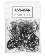 Efalock Élastiques Rasta fins/petits noirs 100 pcs
