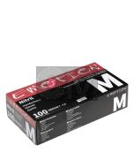 Efalock Gants Nitrile Noirs Non Poudrés Taille M - Protection Professionnelle
