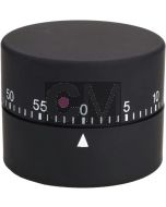 Efalock Minuteur ROUND noir - Timer professionnel rond