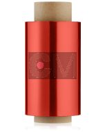 Efalock Papier Aluminium pour Mèches Rouge 150m/15µ/12cm - Lot de 2 Rouleaux