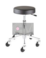 Efalock Tabouret à Roulettes Clic Tec Round Alu M - Professionnel