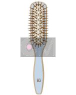 ILU Bamboo Brush True Blue - Brosse en Bambou Écologique et Antistatique