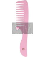 ILU Peigne en Bambou Pink Flamingo - Antistatique et Écologique