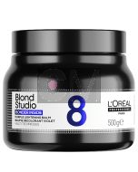 L'Oréal Professionnel Blond Studio Purple Lightening Balm 500g - Décolorant Violet Professionnel