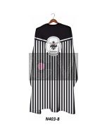 Novon Professional Cape Barber Stripes Black/Gold/White - N403 8