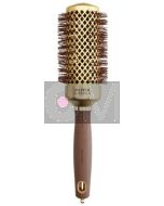 Olivia Garden Expert Blowout Shine 45/60 mm Or & Brun - Brosse Ronde Professionnelle