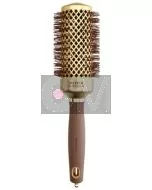 Olivia Garden Expert Blowout Shine 45/60 mm Or & Brun - Brosse Ronde Professionnelle