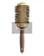 Olivia Garden Expert Blowout Shine 55/70 mm Or & Marron - Brosse Ronde Professionnelle