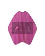 Trend Design Cutting Cape Peignoir de Coupe Violet Rose 135x150cm