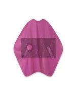 Trend Design Cutting Cape Peignoir de Coupe Violet Rose 135x150cm