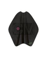 Trend Design Recycape Classic Black - Peignoir de Coupe Professionnel Écologique 135x150cm