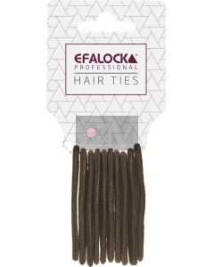 Efalock Élastiques à Cheveux Marron 10 Pièces