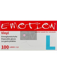 Efalock Gants Vinyle Jetables Sans Poudre Taille L - Hygiène Professionnelle