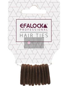 Efalock Mini Élastiques Cheveux Marron 10 Pièces