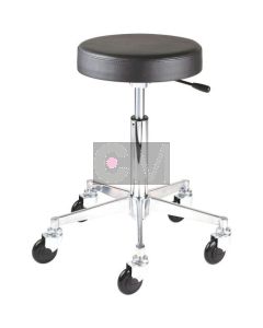 Efalock Tabouret à Roulettes Clic Tec Round Alu M - Professionnel