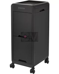 Efalock Trolley eNObile Noir - Chariot Professionnel pour Coiffeurs