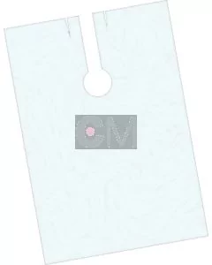Fripac Cape de Coiffure Jetable Lisse 150 x 100 cm - Boîte de 100 Pièces