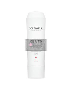 Goldwell Dualsenses Silver Conditioner 200ml - Soin Neutralisant pour Blonds Froids et Cheveux Gris