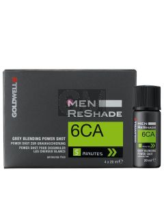 Goldwell Men Reshade Power Shot 6CA - Réducteur de Gris Naturel 4x20ml
